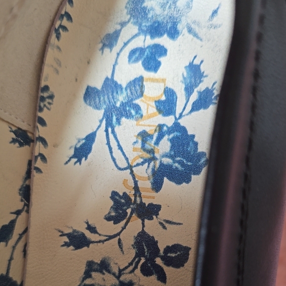 Gold and Black Moccasin-Style Shoes with Chunky Sole - Picture 2 of 8